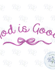 God is Good Digital Embroidery Design