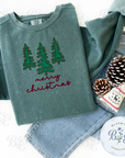 Pine Trees Trio Applique Digital Embroidery Design