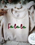 Fa la la Digital Embroidery Design
