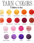 Custom Chenille Yarn Sweatshirt-Choose your team!