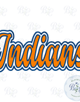Indians Single Satin Applique Digital Embroidery Design