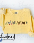 Spring Chickens Digital Embroidery Design