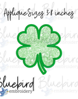 Clover Applique Digital Embroidery Design