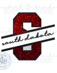 SD State Applique Digital Embroidery Design