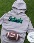 Seahawks Single Satin Applique Digital Embroidery Design