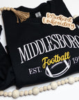 Middlesboro Vintage Football Embroidered Sweatshirt