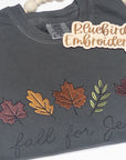 Fall for Jesus Embroidered Tee