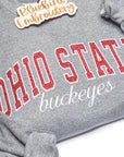 Custom Team Glitter Applique Embroidered Sweatshirt