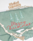 Pine Trees Trio Applique Digital Embroidery Design