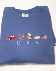 USA Icons Embroidered Tee