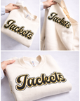 Vintage Jackets Script Glitter Sweatshirt
