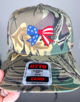 Patriotic Bow Camo Snapback