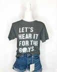 Let’s Hear It For The Boys Game day Tee - Bluebird Embroidery