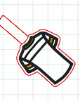 Football Jersey Keychain ITH Digital Embroidery Design