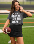 Let’s Hear It For The Boys Game day Tee - Bluebird Embroidery