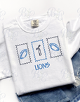 Custom Football Stamps Embroidered