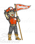 Mascot Embroidery Design – Digital Download | Optional Mascot Personalization