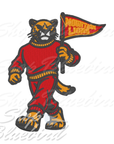 Mascot Embroidery Design – Digital Download | Optional Mascot Personalization