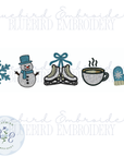 Winter Minis Collection Digital Embroidery Design
