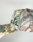 Bobcats Embroidered Script Camo Hat-3D Puff