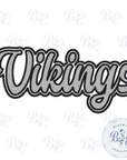 Vikings Single Satin Applique Digital Embroidery Design