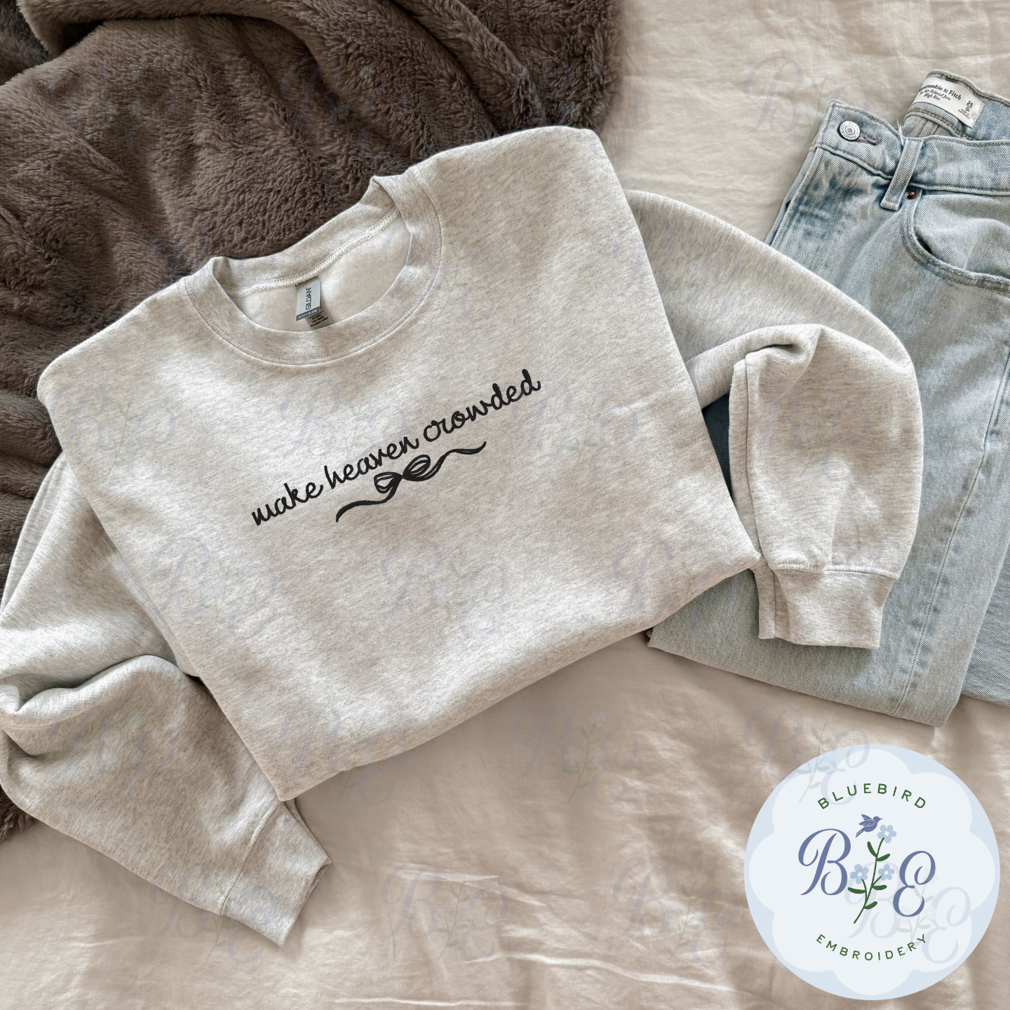 Make Heaven Crowded Digital Embroidery Design