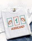 Custom Football Stamps Embroidered