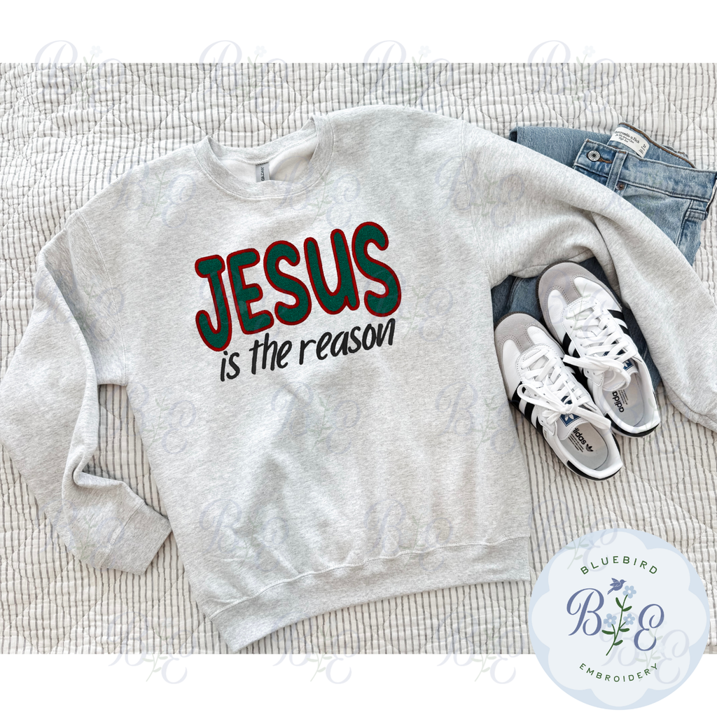 Jesus is the reason Applique Digital Embroidery Design