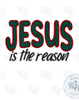 Jesus is the reason Applique Digital Embroidery Design