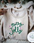 Holly Jolly Digital Embroidery Design