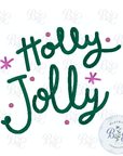 Holly Jolly Digital Embroidery Design