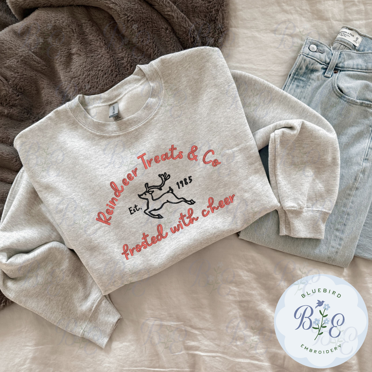 Reindeer Treats & Co. Digital Embroidery Design (BBE Original)