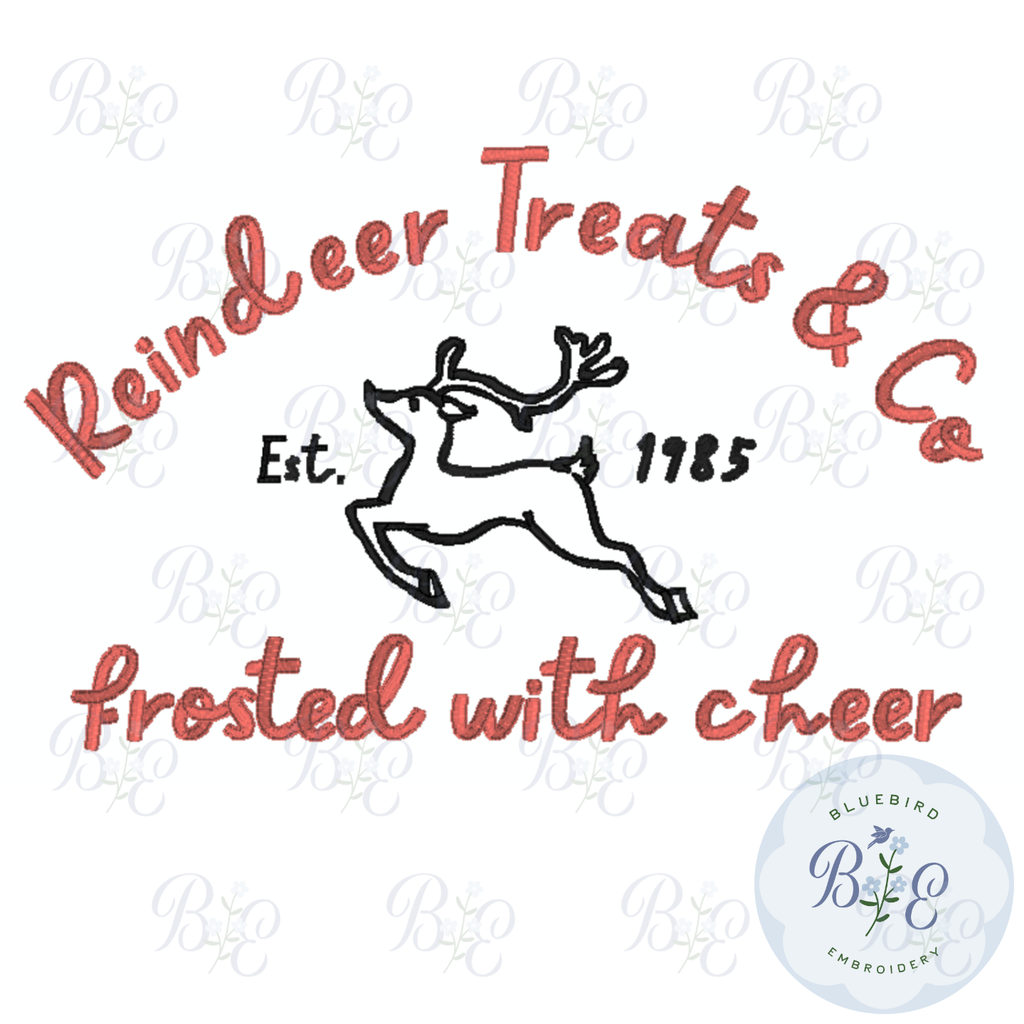 Reindeer Treats & Co. Digital Embroidery Design (BBE Original)