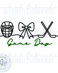Hockey Game Day Digital Embroidery Design