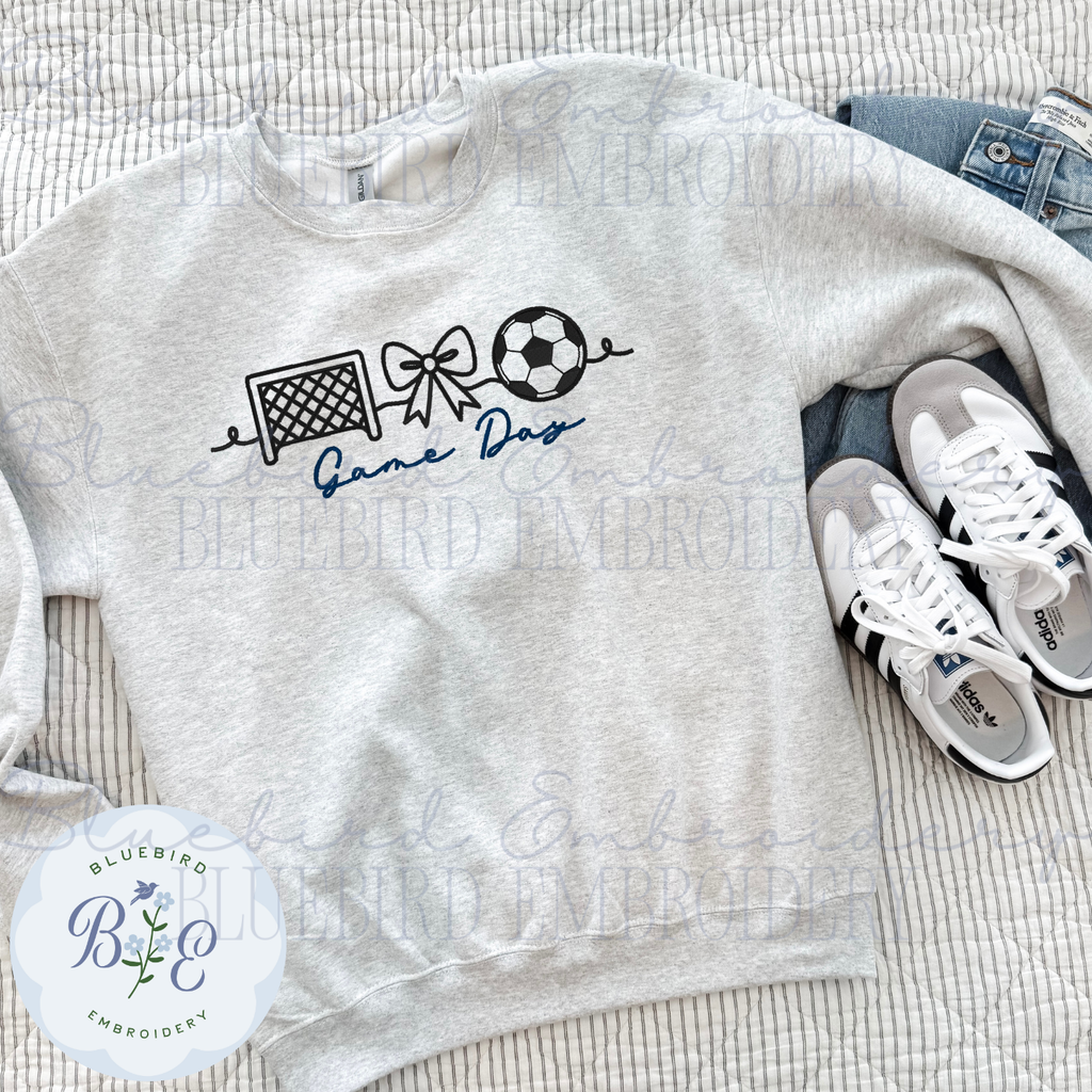 Soccer Game Day Digital Embroidery Design