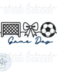 Soccer Game Day Digital Embroidery Design