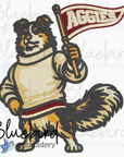 Mascot Embroidery Design – Digital Download | Optional Mascot Personalization