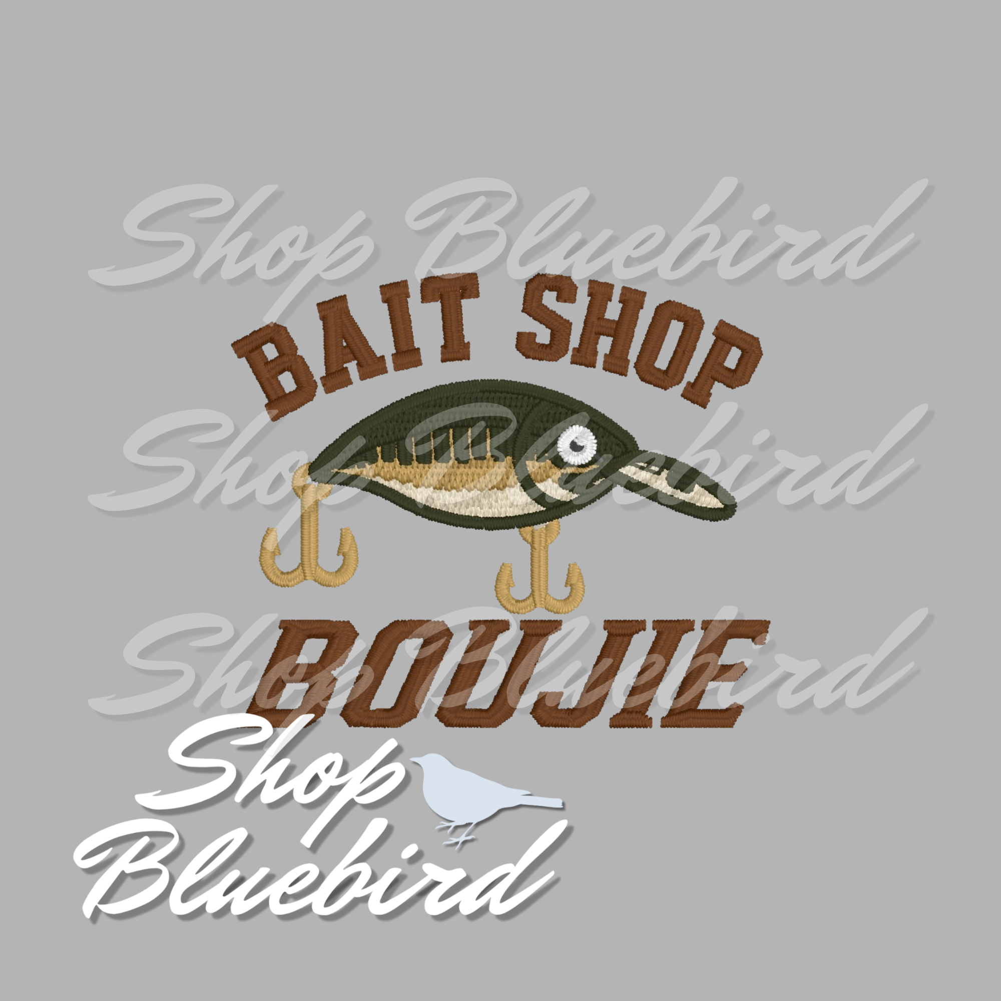 Bait Shop Boujie Hat Digital Embroidery Design