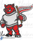 Mascot Embroidery Design – Digital Download | Optional Mascot Personalization