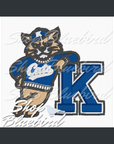 Mini KY Wildcat 3D Puff Hat Digital Embroidery Design
