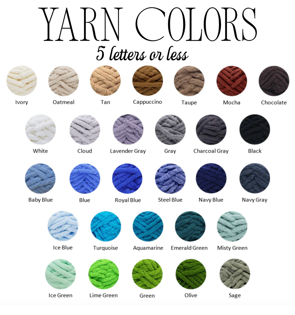 Custom Chenille Yarn Sweatshirt-Choose your team!