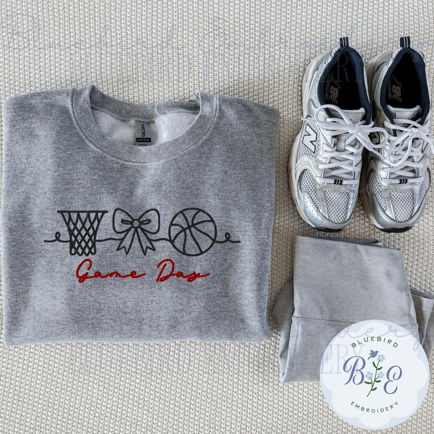 Basketball Game Day Digital Embroidery Design