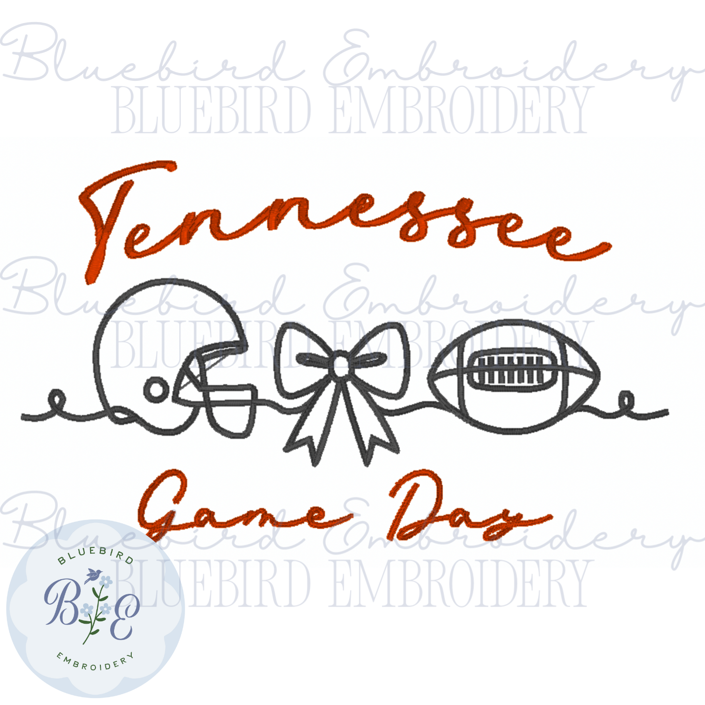 Choose your team! Football Game Day Embroidered-Choose your style