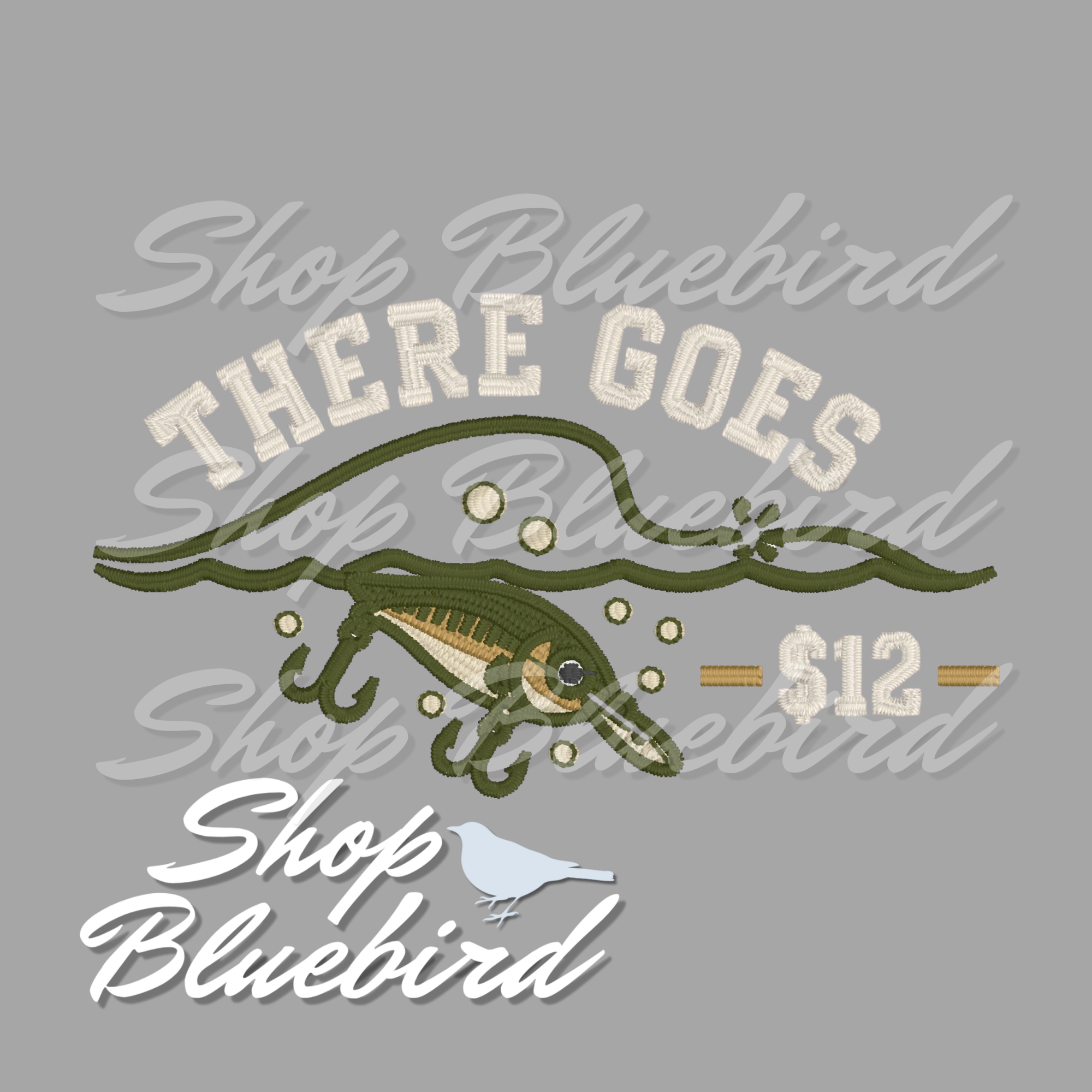 There Goes 12 Dollars Hat Digital Embroidery Design