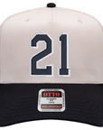 Jersey Numbers Two-Tone Otto Cap – 3D Puff Embroidered