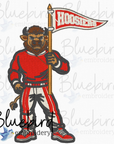 Mascot Embroidery Design – Digital Download | Optional Mascot Personalization