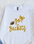 Go Jackets Embroidered Football Sweatshirt