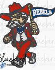 Mascot Embroidery Design – Digital Download | Optional Mascot Personalization