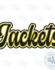 Jackets Single Satin Applique Digital Embroidery Design