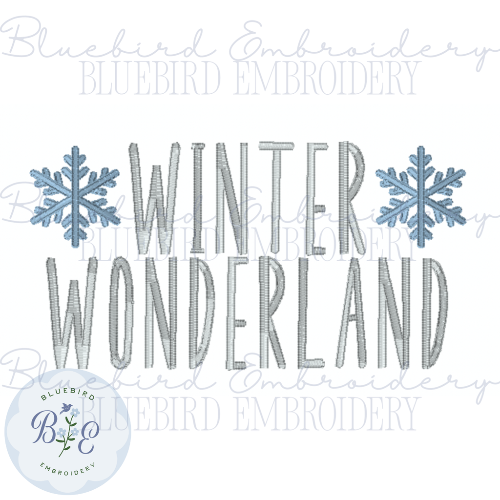 Winter Wonderland Digital Embroidery Design